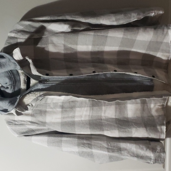 Ci Sono plaid fleece jacket - Picture 2 of 8